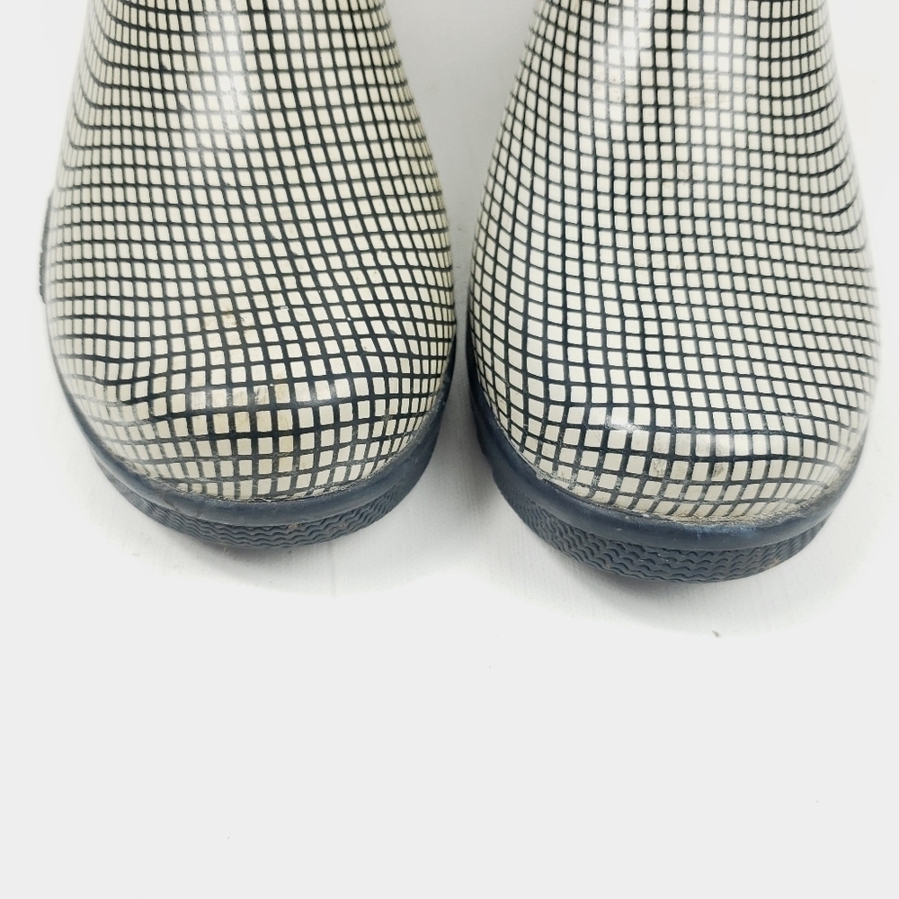 Sperry gingham rubber boots women size 6 - Picture 4 of 7